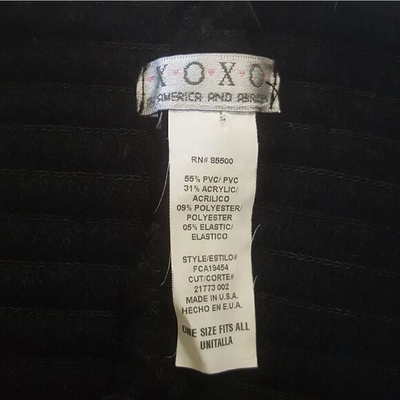 XOXO Black sequin halter top One Size Fits All EUC - Picture 2 of 3